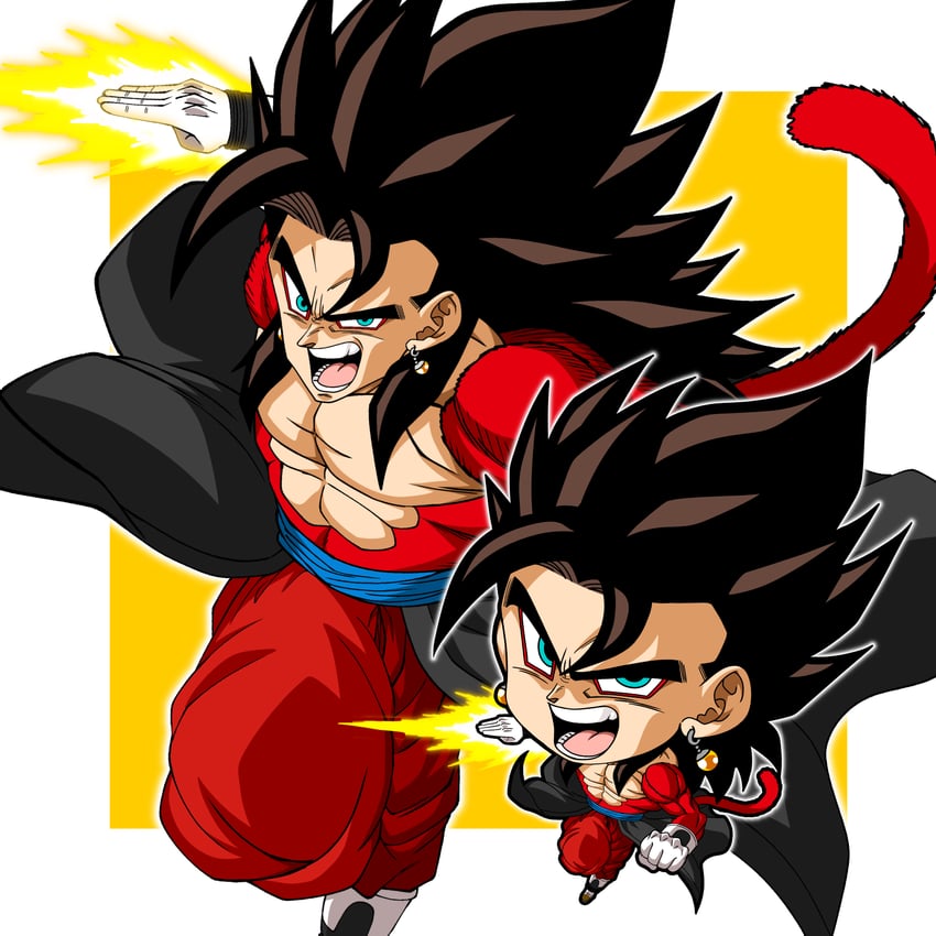 vegetto (dragon ball and 1 more) drawn by qcumber_illust