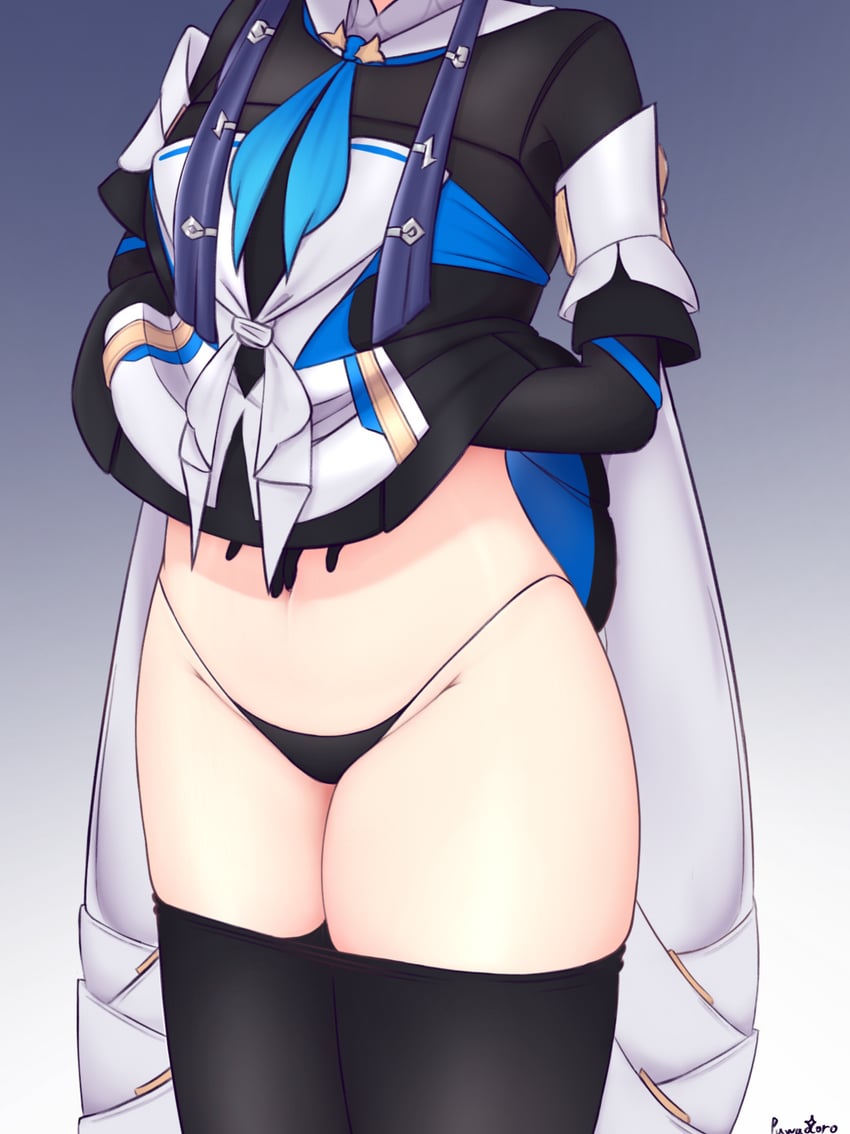 pela (honkai and 1 more) drawn by puwadoro_xv