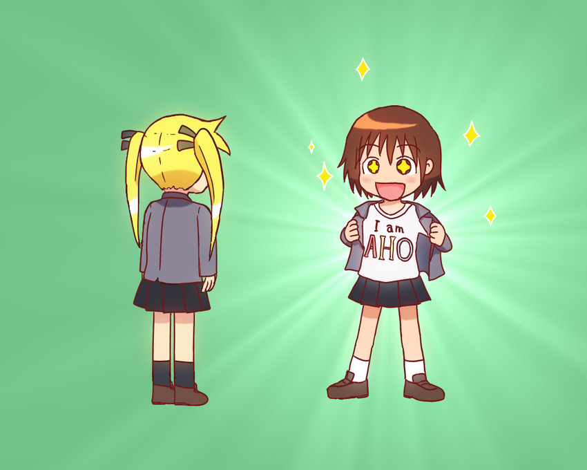 sonya and oribe yasuna (yuruyuri and 1 more) drawn by meyuruge