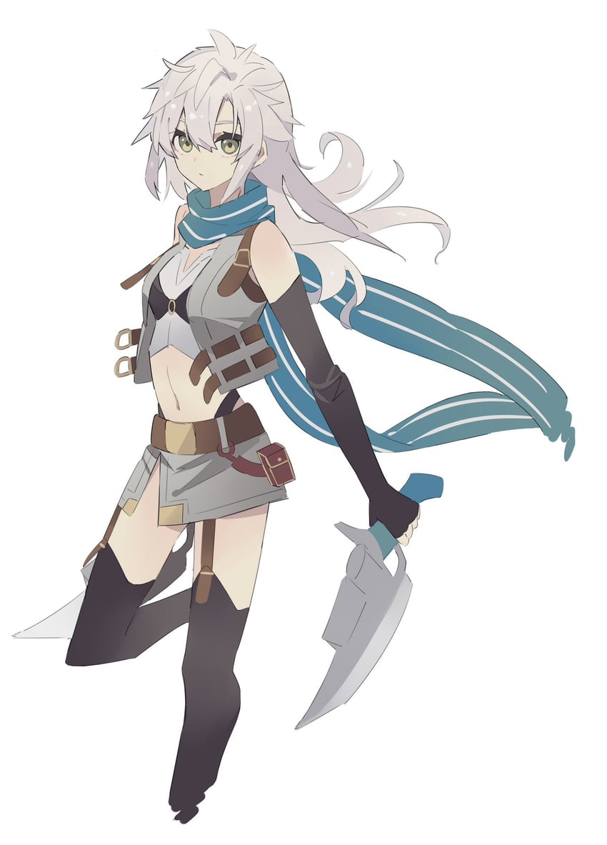 fie claussell (eiyuu densetsu and 2 more) drawn by george_man