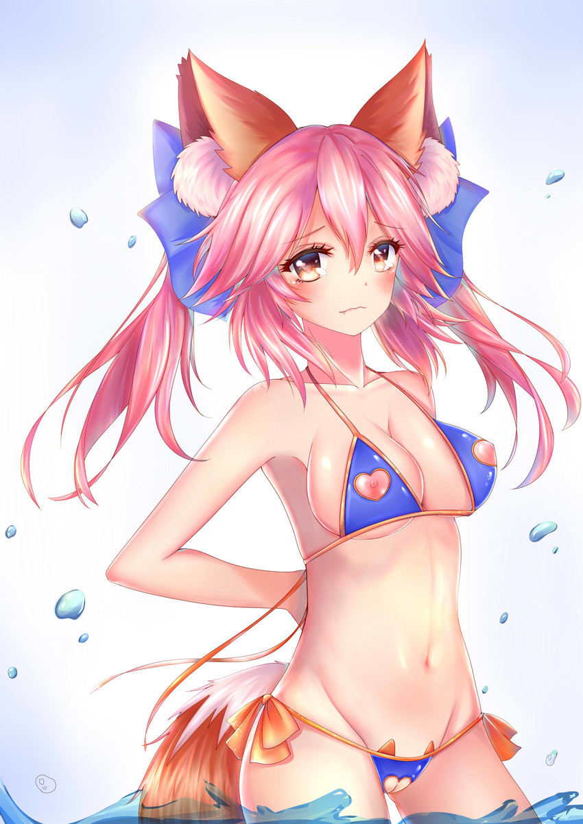 tamamo and tamamo no mae (fate and 1 more) drawn by xiuchi