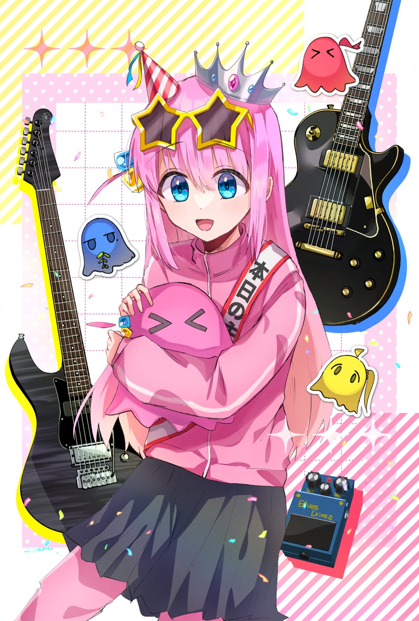 gotoh hitori (bocchi the rock!) drawn by hiyoko_biimu