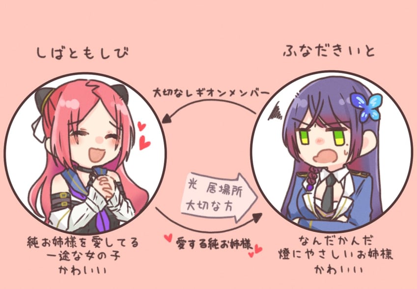 funada kiito and shiba tomoshibi (assault lily) drawn by nigari_(ngari_0115)