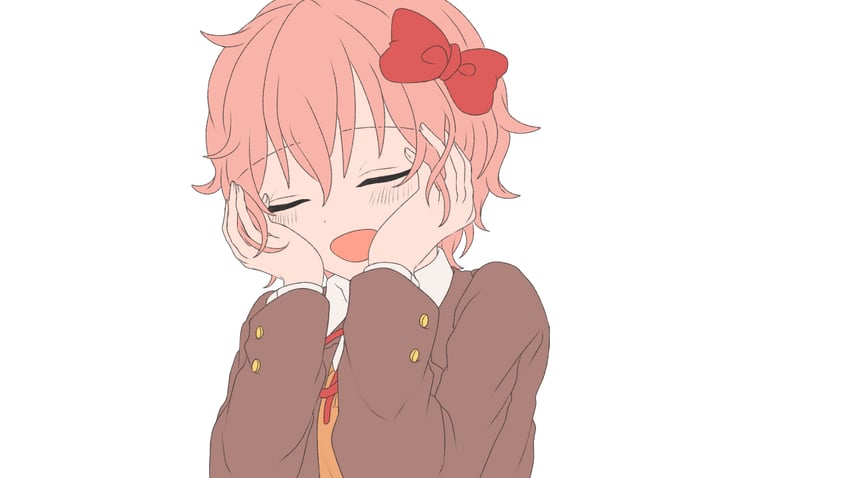 sayori (doki doki literature club and 2 more) drawn by misogi_ria