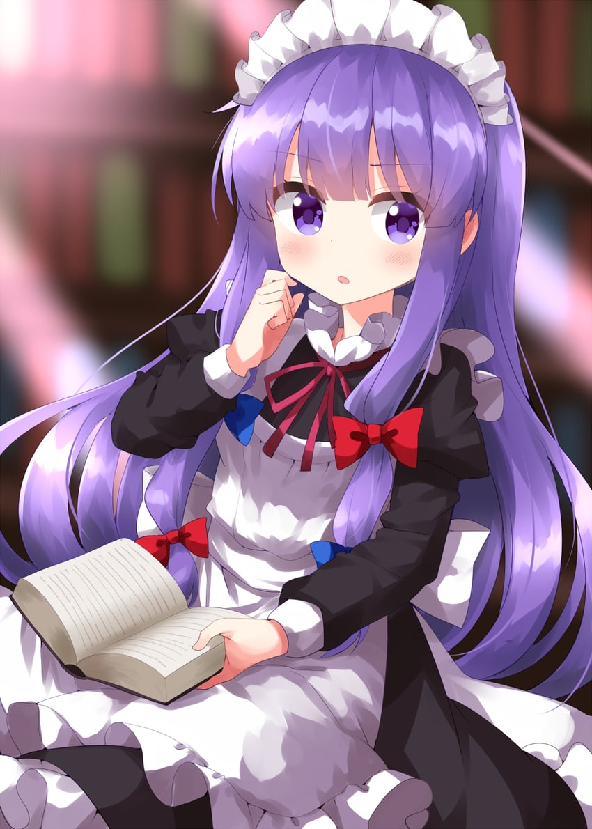 patchouli knowledge (touhou) drawn by ruu_(tksymkw)