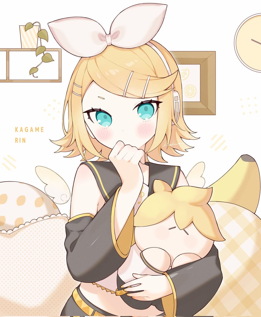 kagamine rin and kagamine len (vocaloid) drawn by mr_(1937mrtary)
