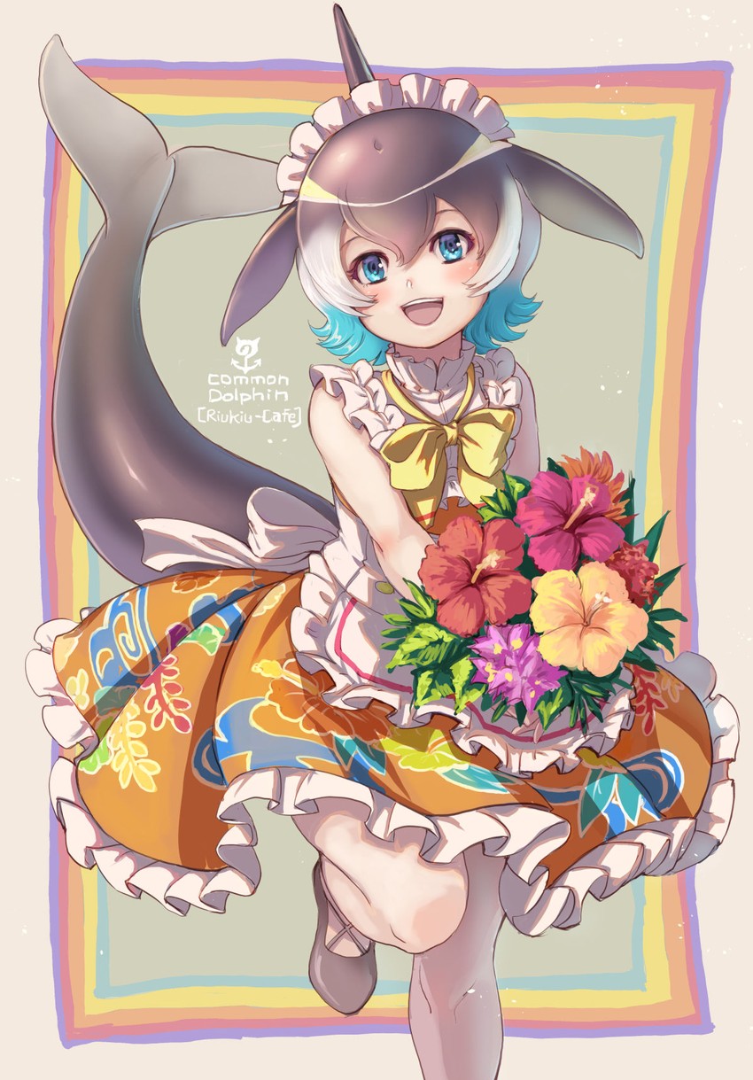 common dolphin (kemono friends and 1 more) drawn by kosai_takayuki