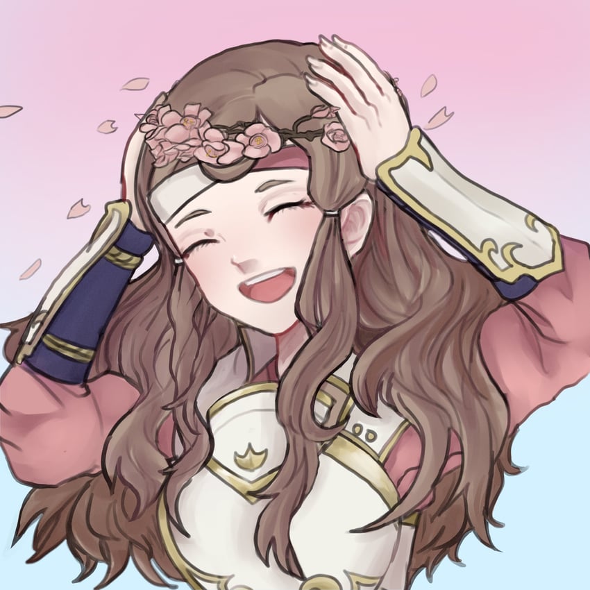 hana (fire emblem and 1 more) drawn by dotted_clouds