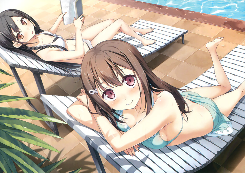 togawa mayuu and nanase sena (koi suru kanojo no bukiyou na butai) drawn by kantoku