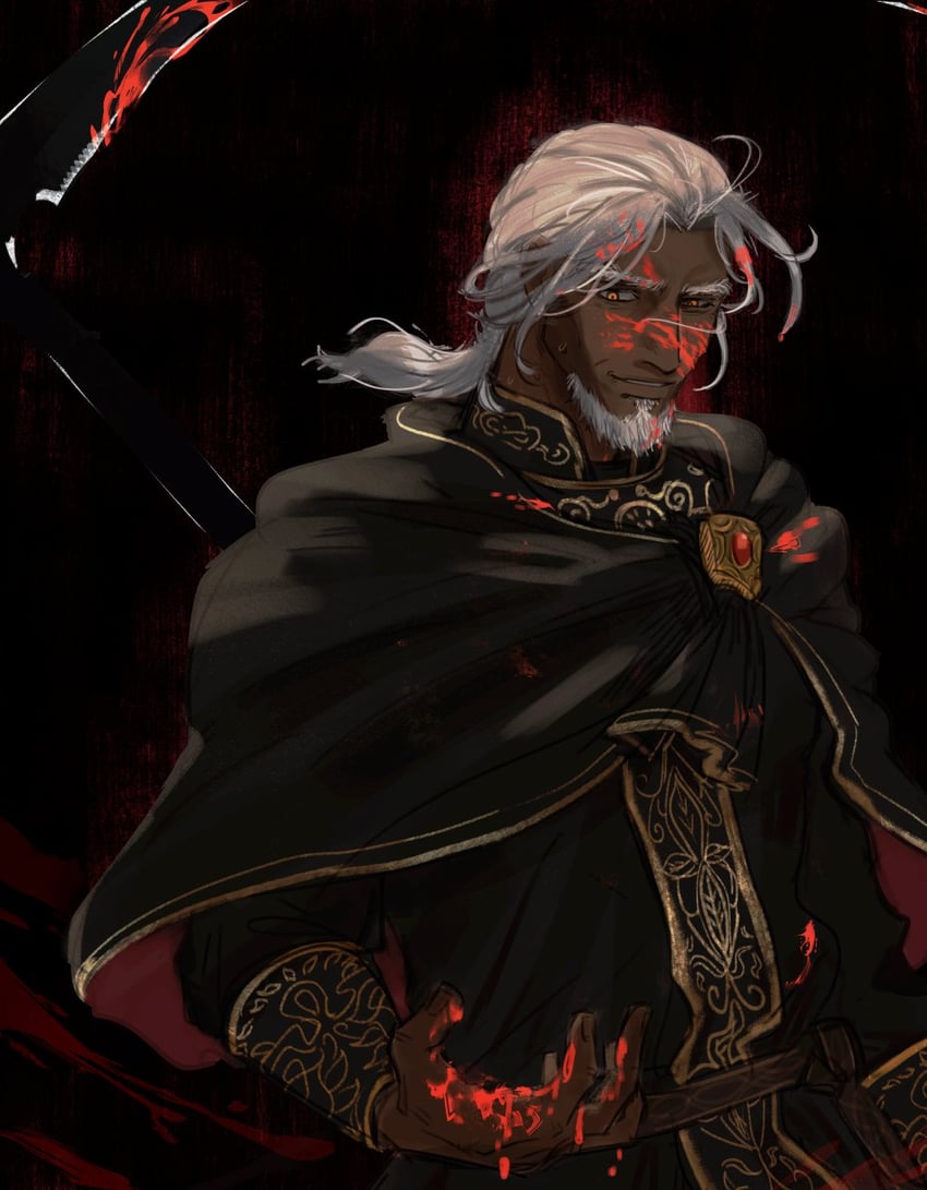 sir ansbach (elden ring and 1 more) drawn by arren_(hagakuregg)