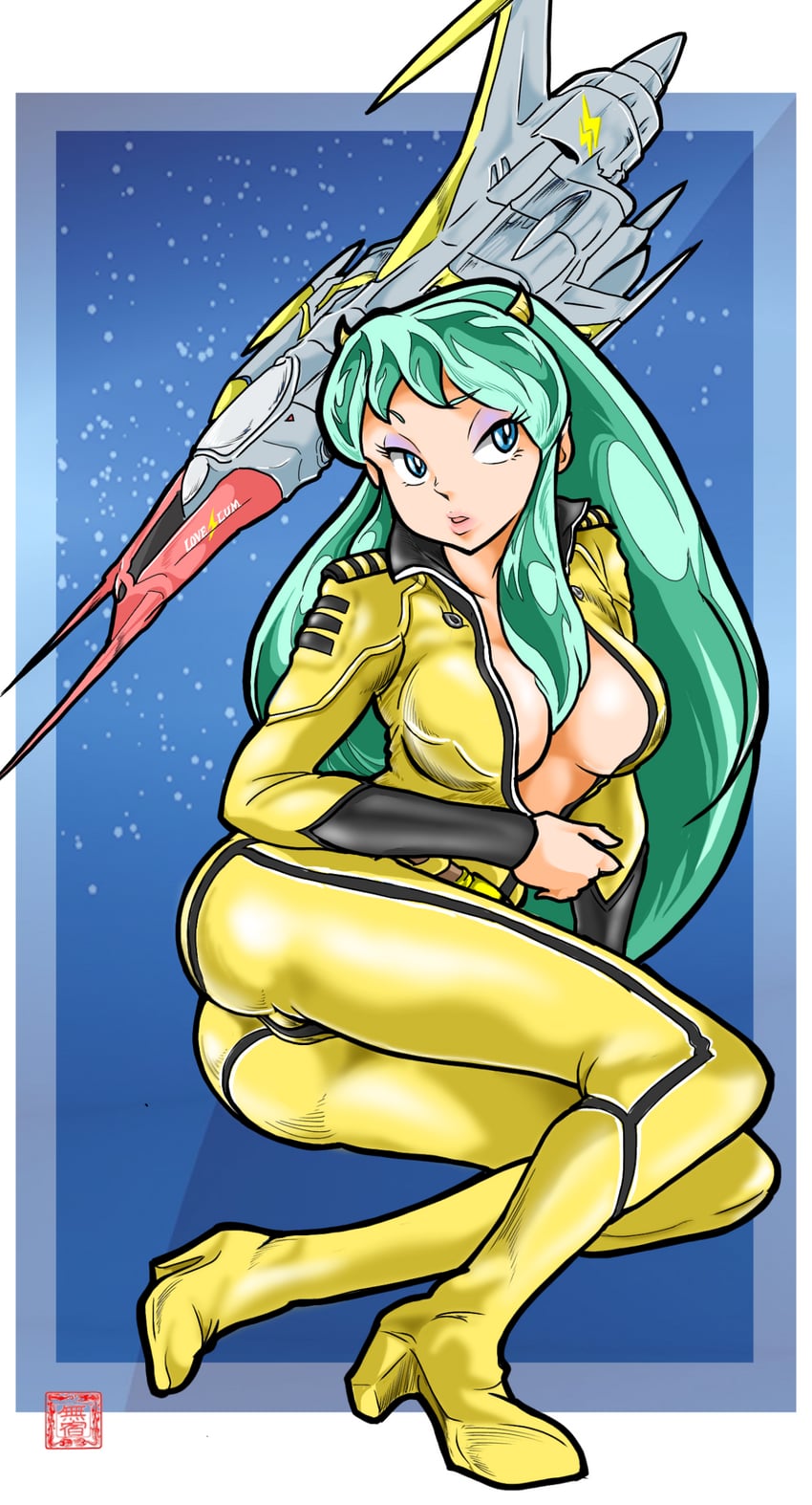 lum and mori yuki (urusei yatsura and 1 more) drawn by mushuku_(cgckfaoaoy4p1hx)