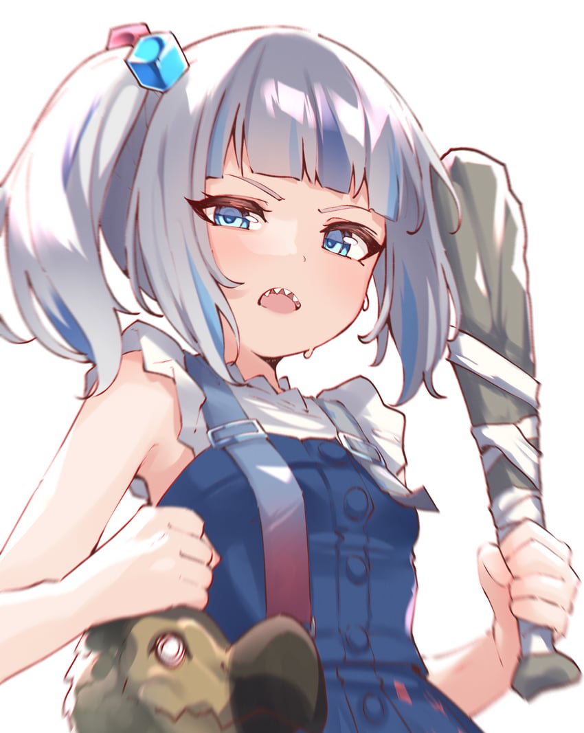 gawr gura (hololive and 1 more) drawn by valefal_coneri