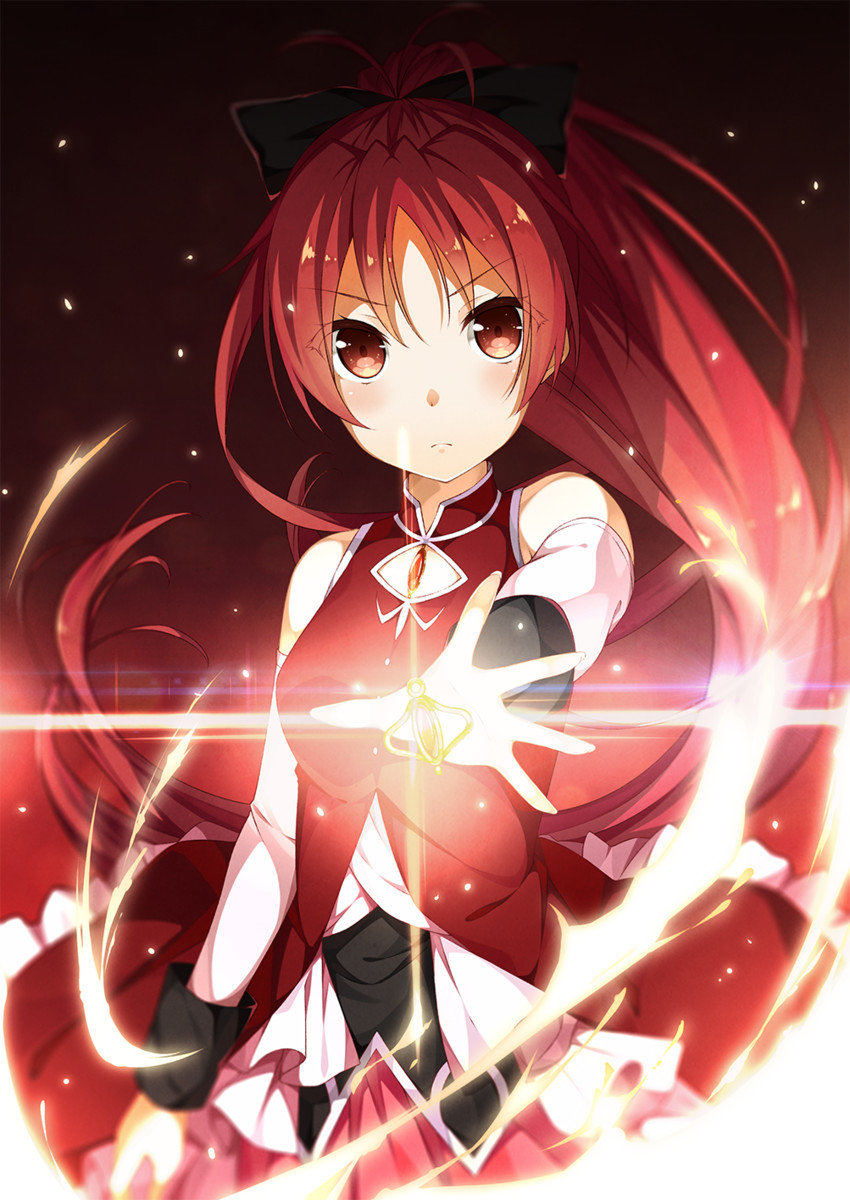 sakura kyoko (mahou shoujo madoka magica and 1 more) drawn by yotsuba_haru
