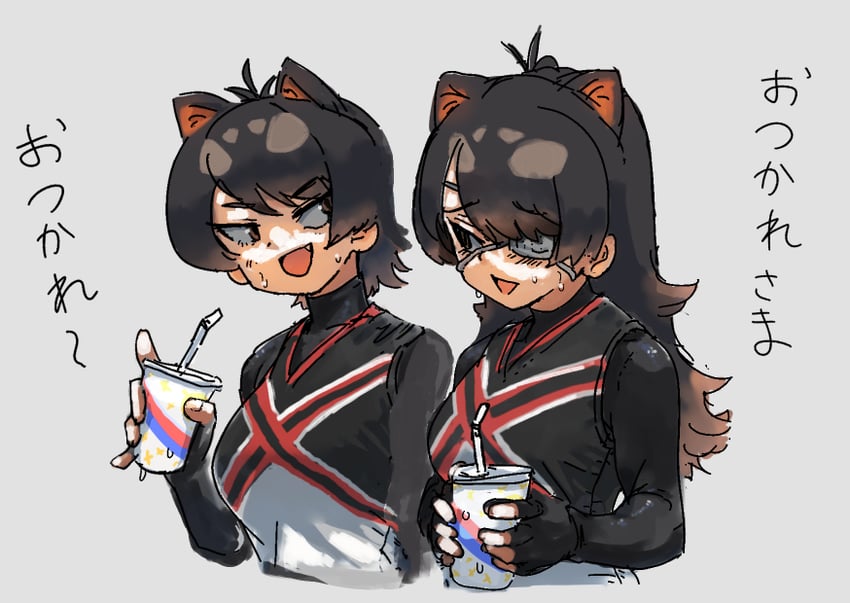 australian devil and tasmanian devil (kemono friends) drawn by hatch_(hatch_box)