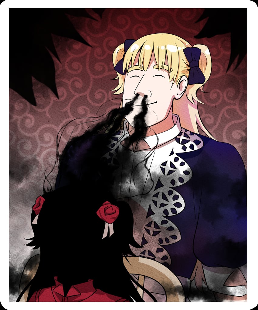 emilico, kate, and nohara hiroshi (shadows house and 1 more) drawn by kushidama_minaka