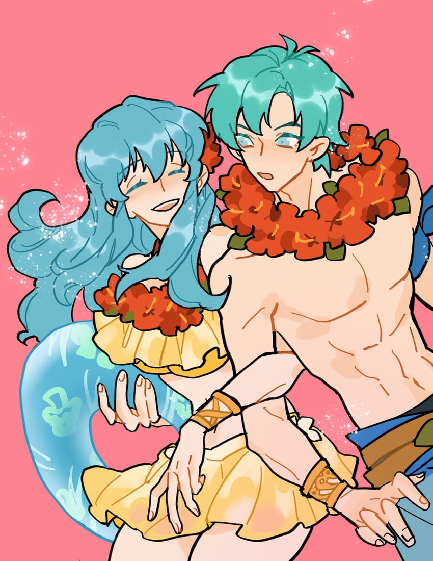 eirika and ephraim (fire emblem and 2 more) drawn by julianlynnnn