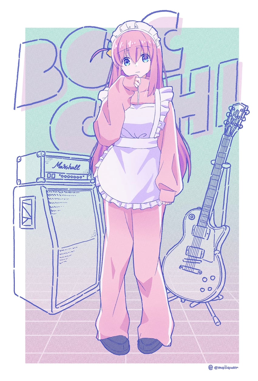 gotoh hitori (bocchi the rock!) drawn by emoliquor