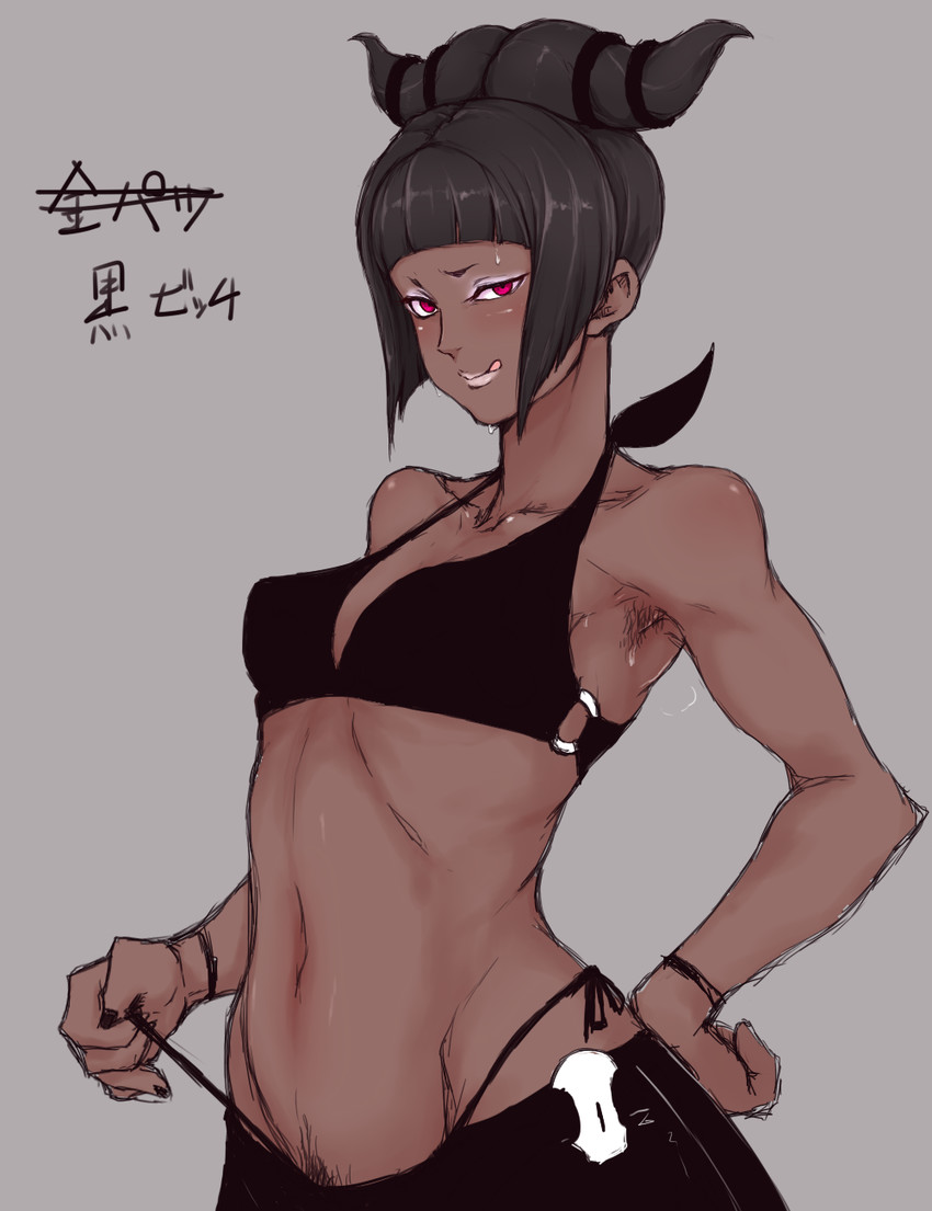 han juri (street fighter and 1 more) drawn by deroichi