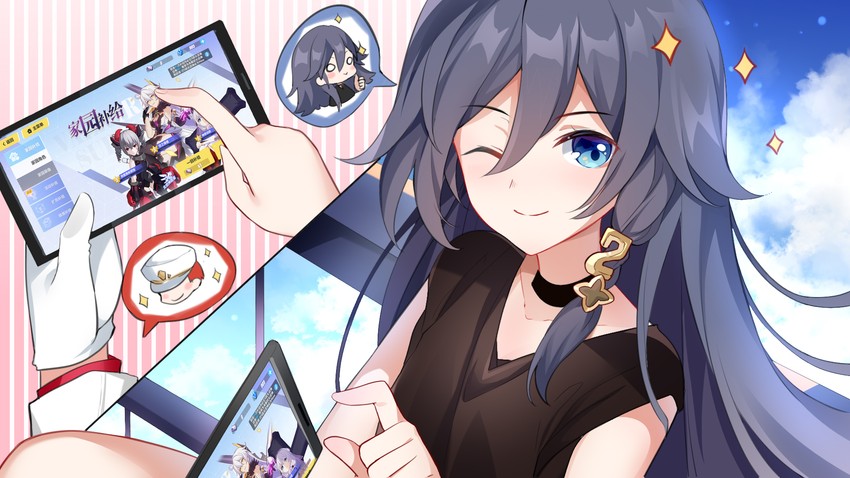 kiana kaslana, fu hua, bronya zaychik, theresa apocalypse, and captain (honkai and 1 more) drawn by gou_lianlian_dogface