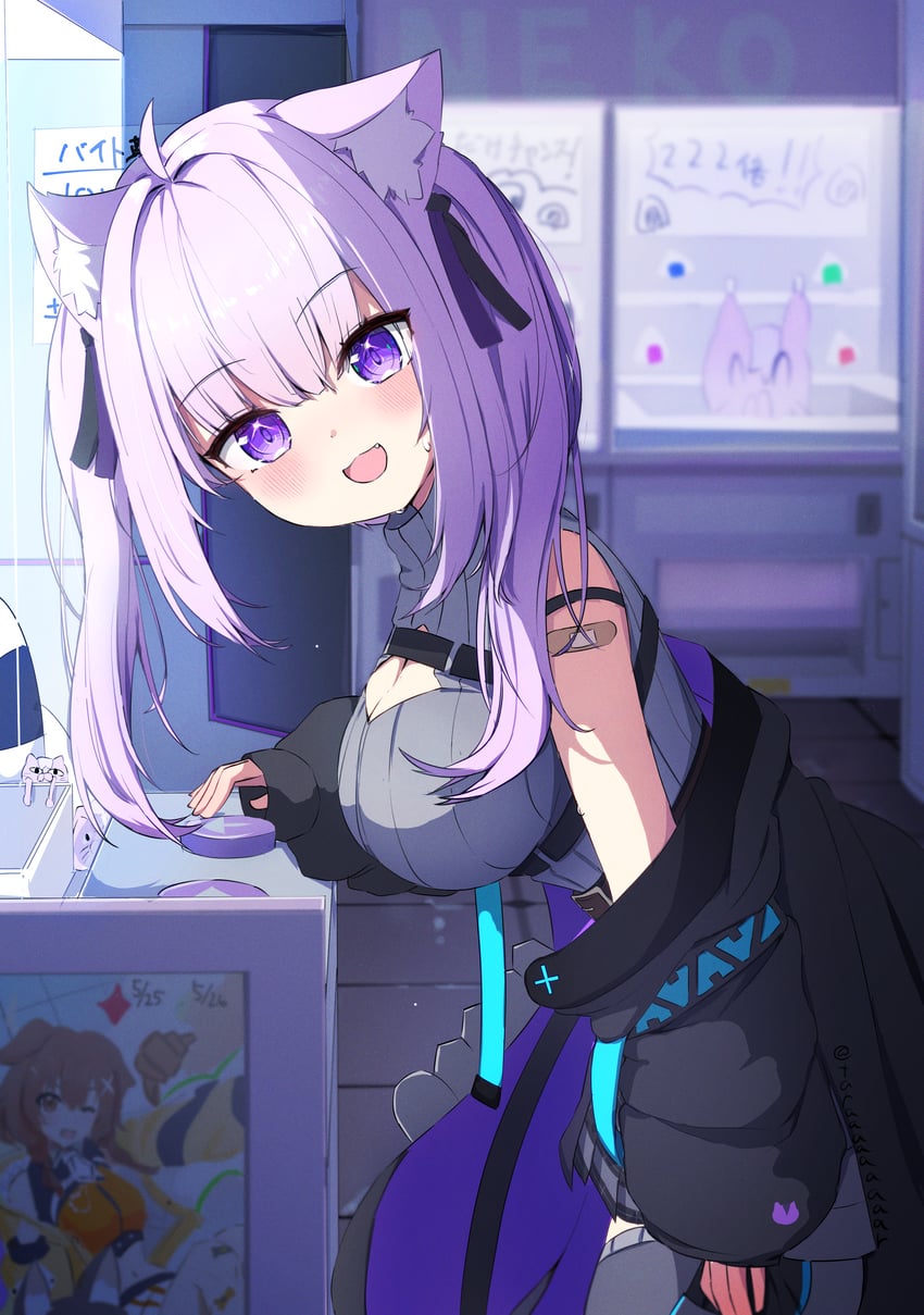 nekomata okayu and inugami korone (hololive) drawn by tarakore_sauce
