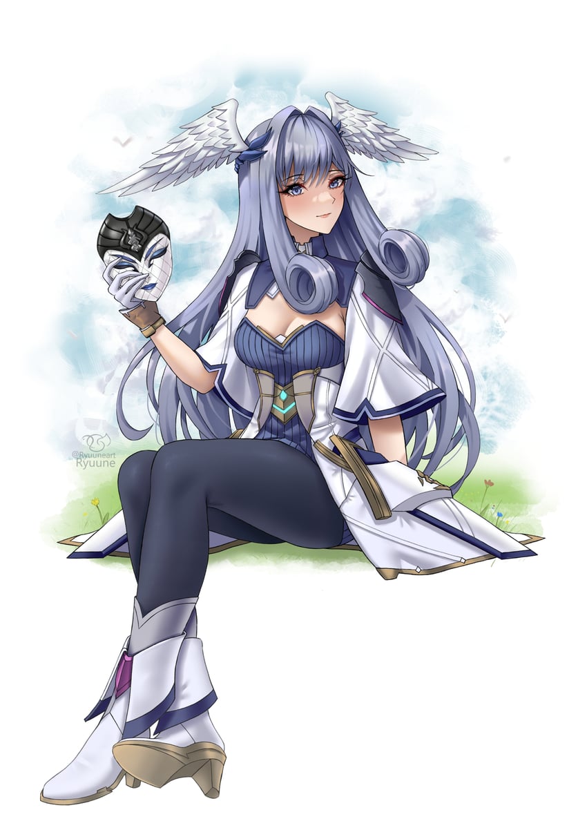 melia antiqua (xenoblade chronicles and 1 more) drawn by ryuuneart