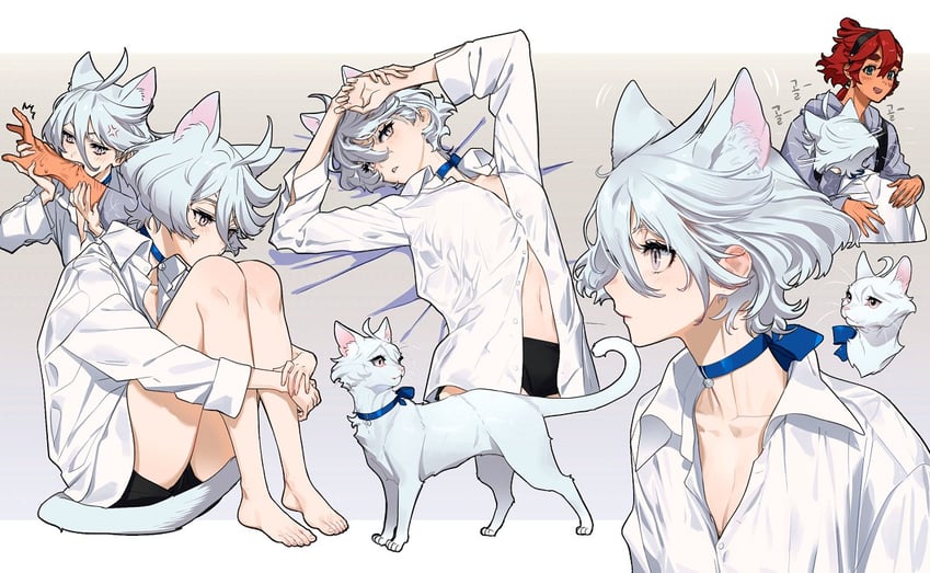 suletta mercury and miorine rembran (gundam and 1 more) drawn by baesong