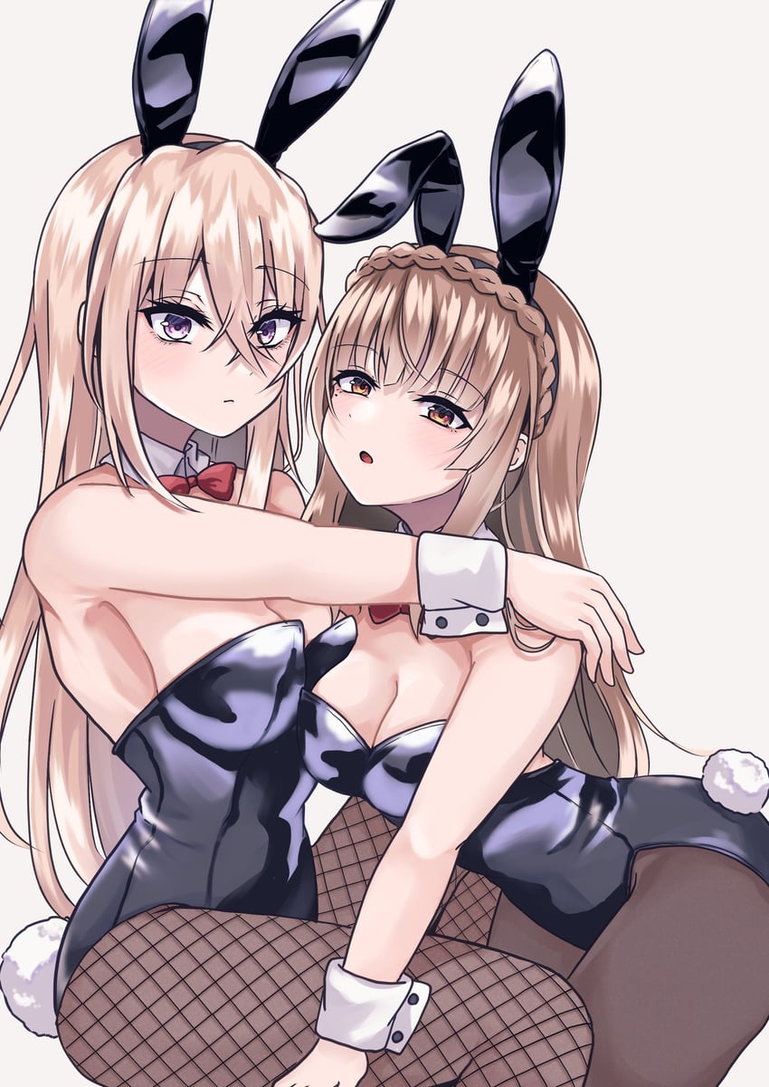 shirakawa yuina and kiryuu miya (heaven burns red) drawn by siromochino