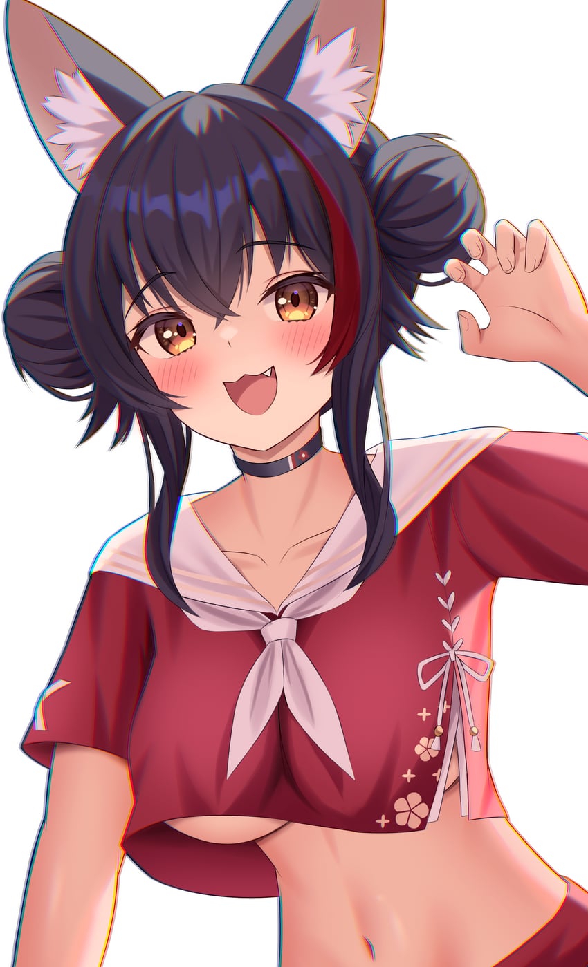 ookami mio (hololive) drawn by kumoru_(kumoru_145)