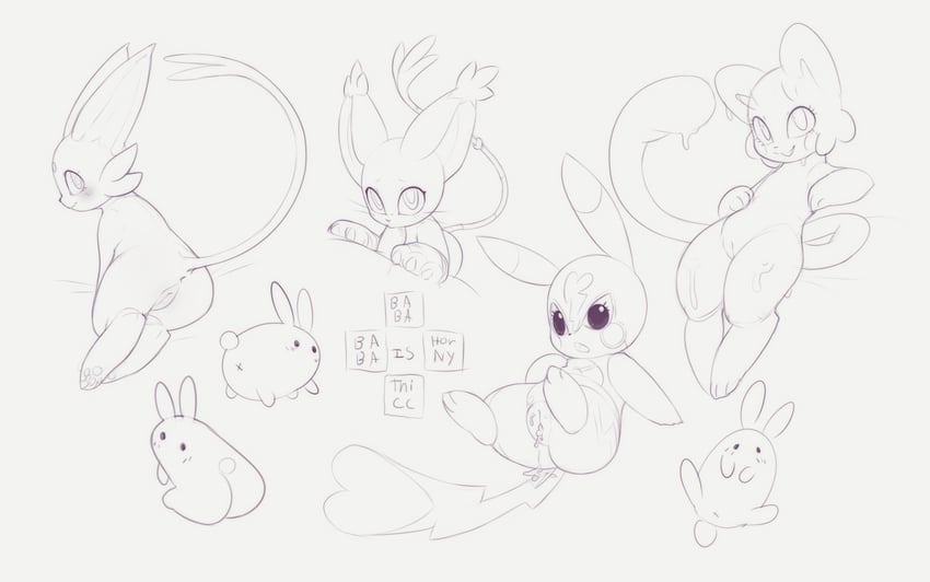 pikachu, espeon, tailmon, cosplay pikachu, pikachu libre, and 2 more (original and 3 more) drawn by kekitopu