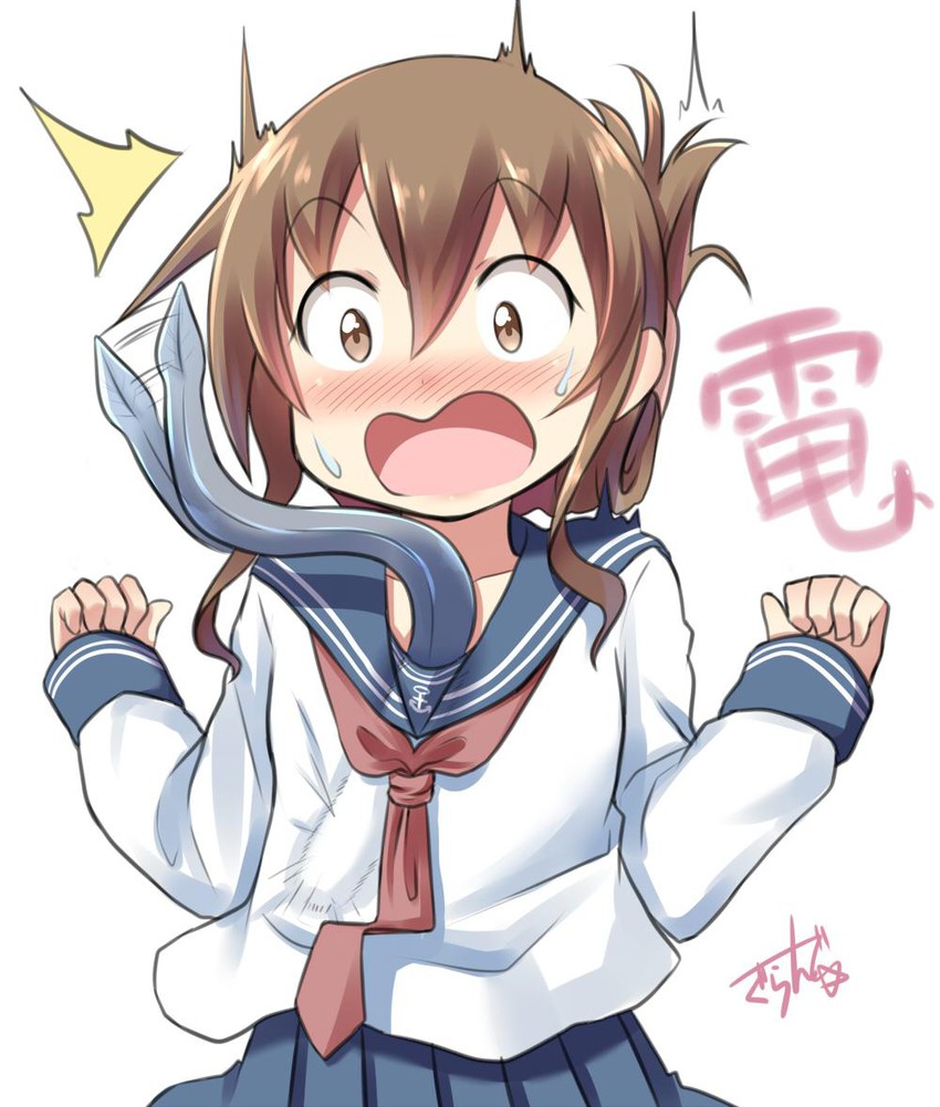 inazuma (kantai collection) drawn by gurande_(g-size)