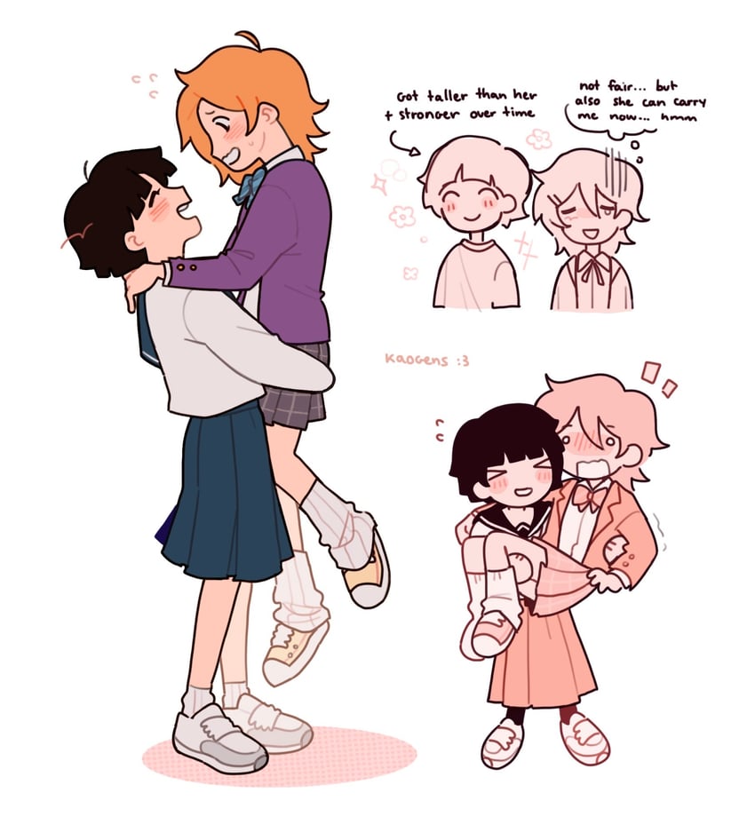 kageyama shigeo and hanazawa teruki (mob psycho 100) drawn by kaogens