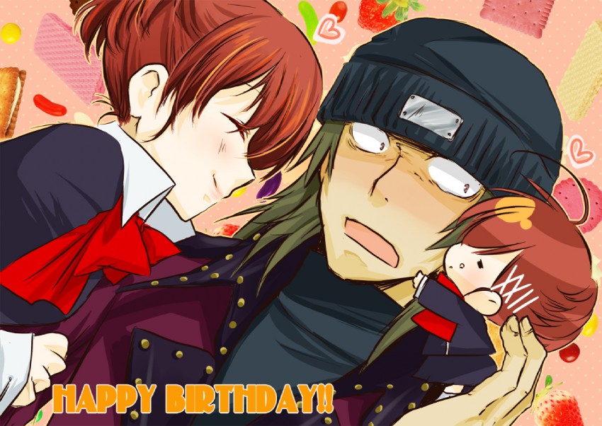 shiomi kotone and aragaki shinjirou (persona and 2 more) drawn by ichimatsu_shiro