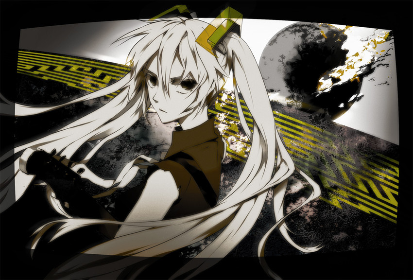 hatsune miku (vocaloid and 2 more) drawn by kazune_(baumkuchen)