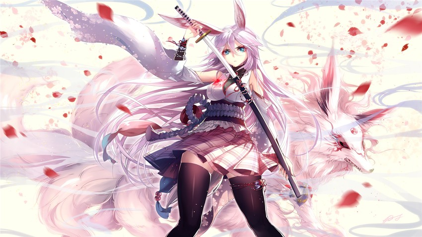yae sakura, rin, and higokumaru (honkai and 2 more)