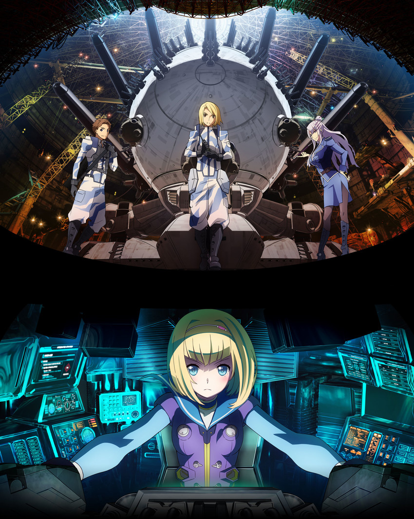 milinda brantini, frolaytia capistrano, qwenthur barbotage, havia winchell, and baby magnum (heavy object) drawn by watanabe_atsuko