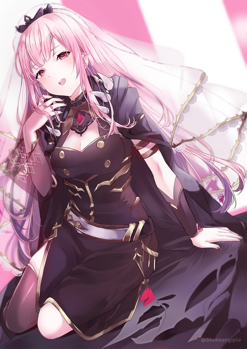 mori calliope (hololive and 1 more) drawn by beryl_(blueberylpie)