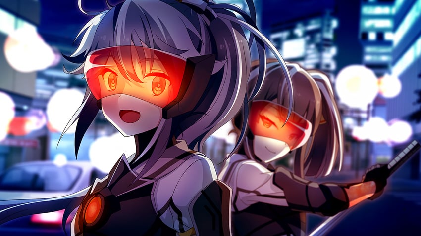 yamashiro yui and suzumoto hana (toji no miko and 1 more)