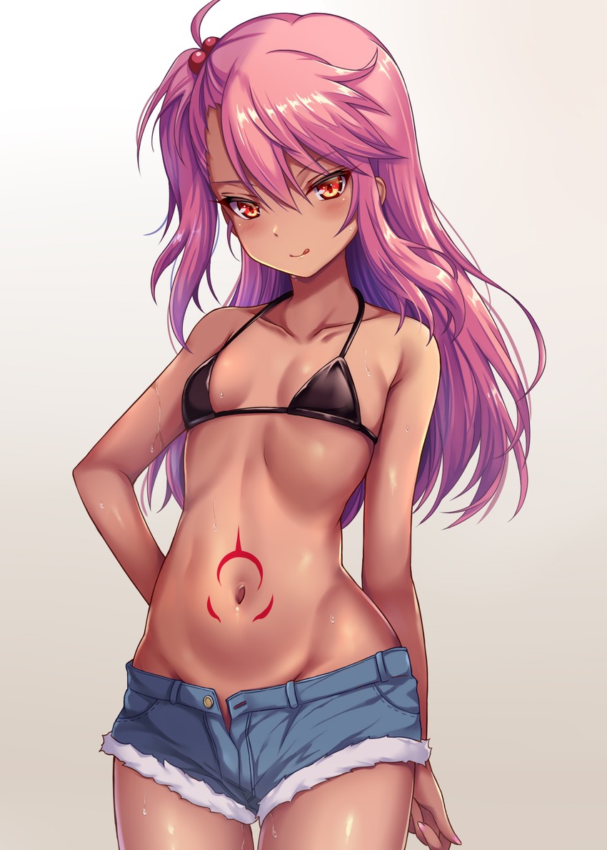 chloe von einzbern (fate and 1 more) drawn by gairou_(takakuan)