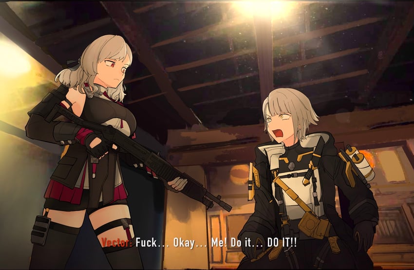 spas-12, vector, and sabrina (girls' frontline and 3 more) drawn by amoncheeto