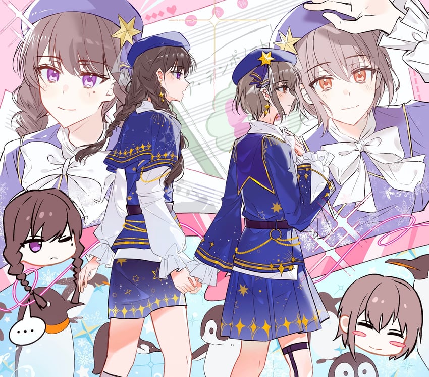 shiina taki and takamatsu tomori (bang dream! and 1 more) drawn by ushio0104