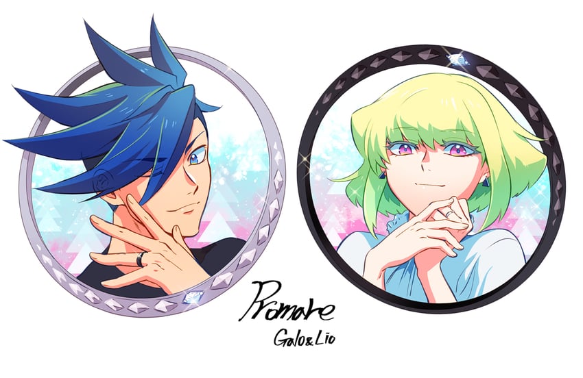 lio fotia and galo thymos (promare) drawn by bae_(baebae)