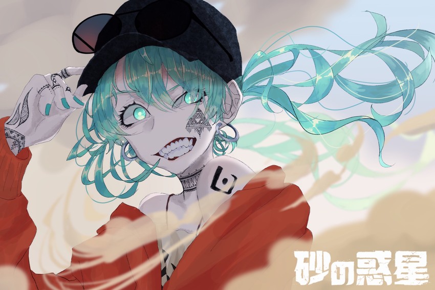 hatsune miku (vocaloid and 1 more) drawn by aoishi_pachira