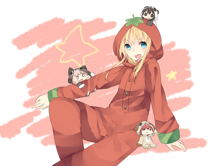toshinou kyouko, akaza akari, funami yui, and yoshikawa chinatsu (yuruyuri) drawn by tomatoritori