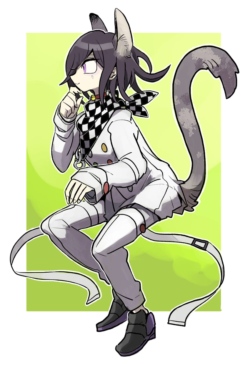 oma kokichi (danganronpa and 1 more) drawn by kumakoro_(tetsupag)