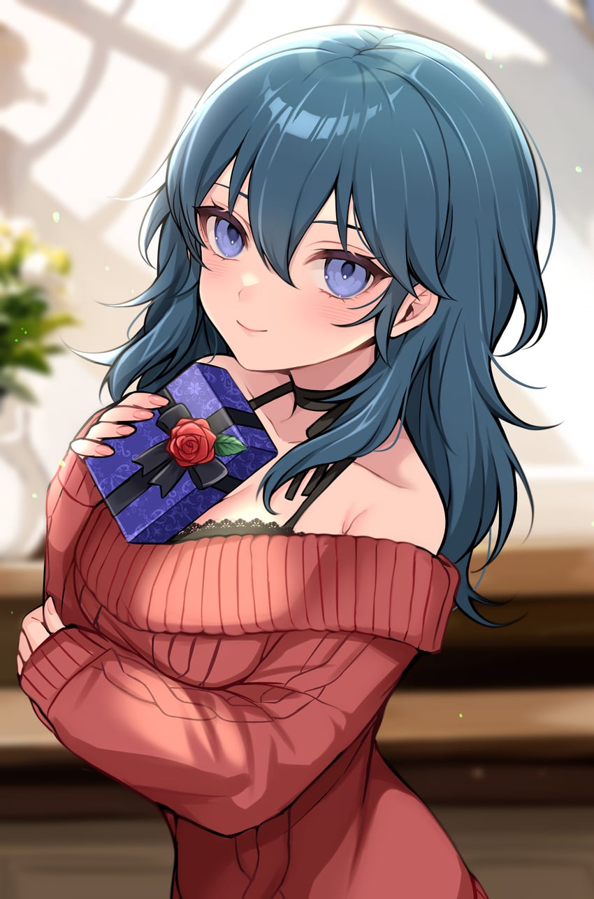 female byleth (fire emblem and 1 more) drawn by shimizu_akina