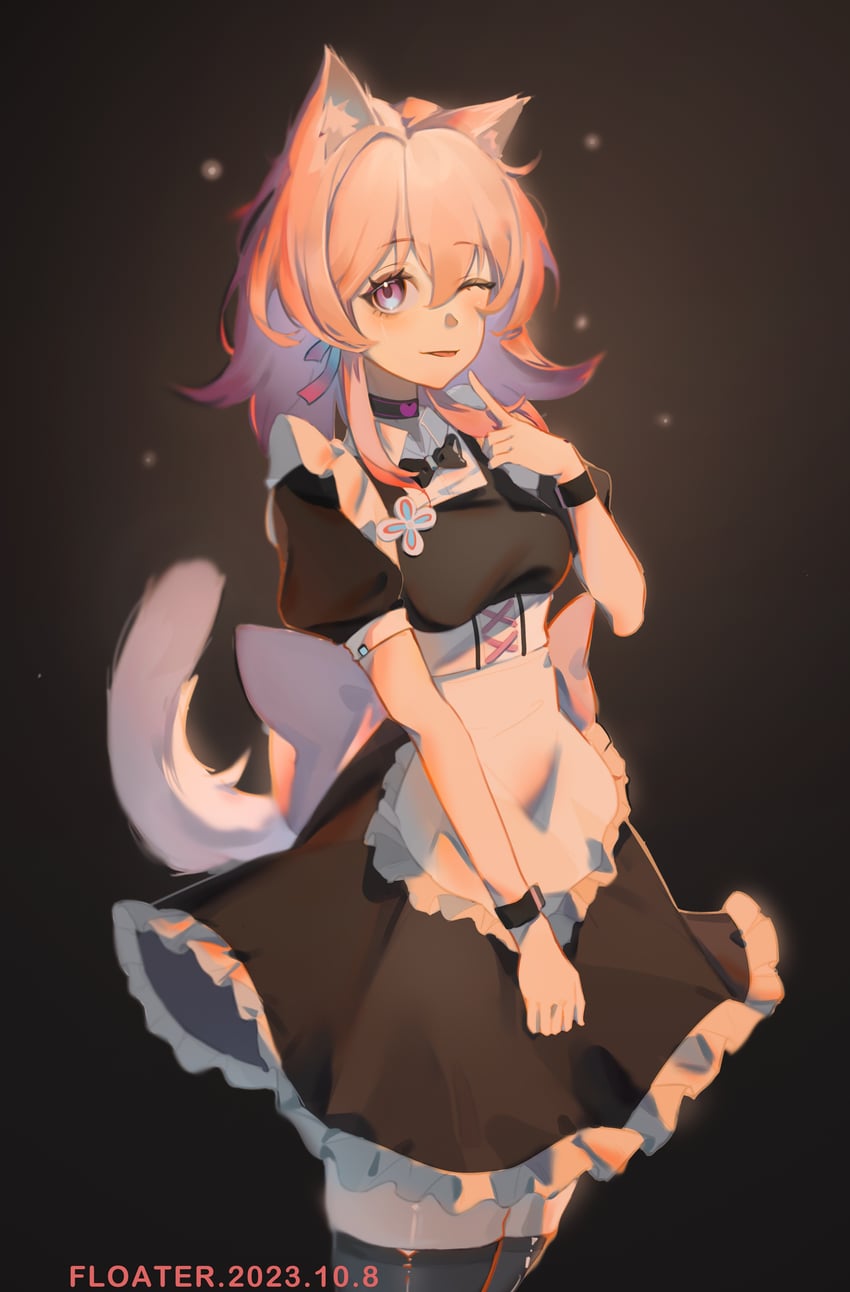 march 7th (honkai and 1 more) drawn by floater_(floater80012059)