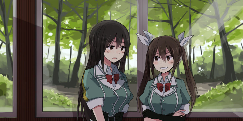 tone, chikuma, tone kai ni, and chikuma kai ni (kantai collection) drawn by annin_musou