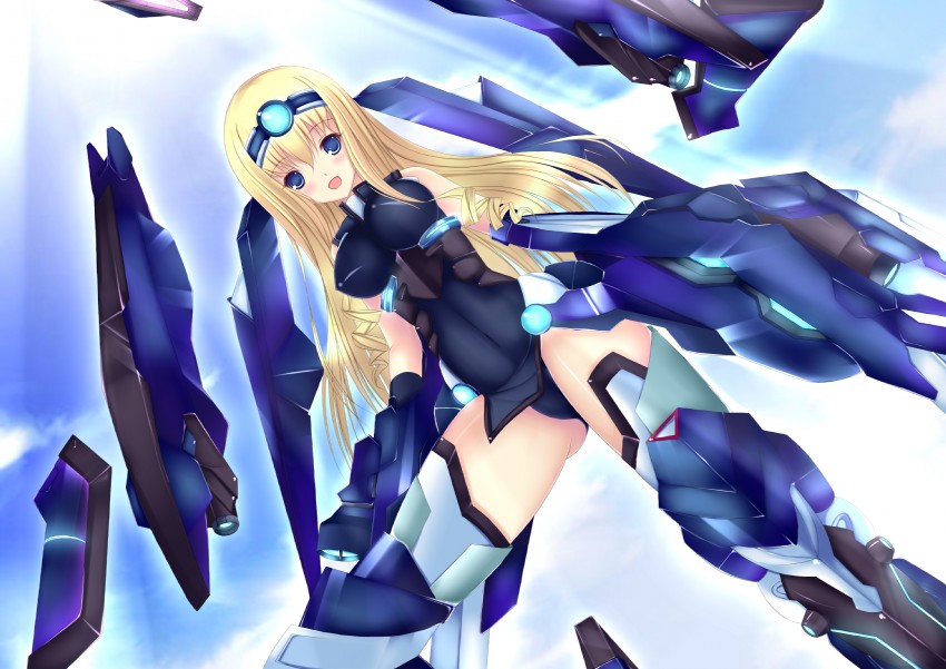 cecilia alcott and blue tears (infinite stratos) drawn by mea_(brunhilde)