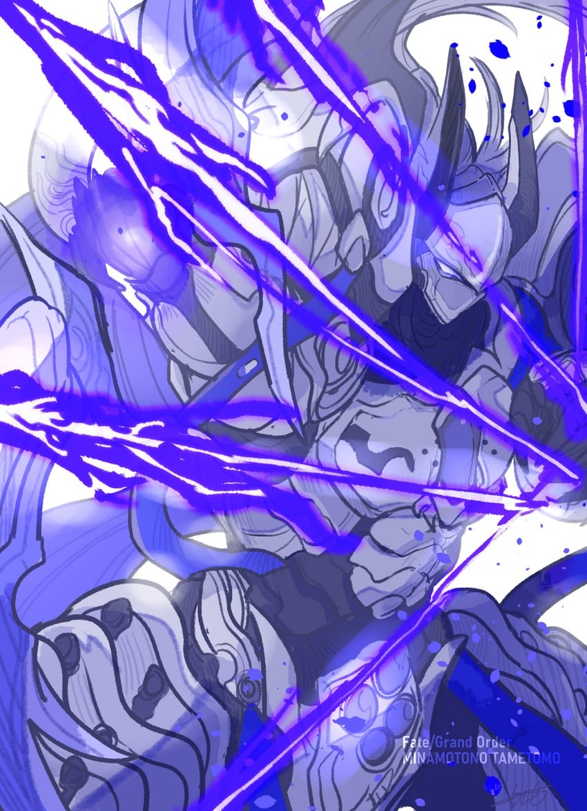 minamoto no tametomo (fate and 1 more) drawn by tooduki_kichi
