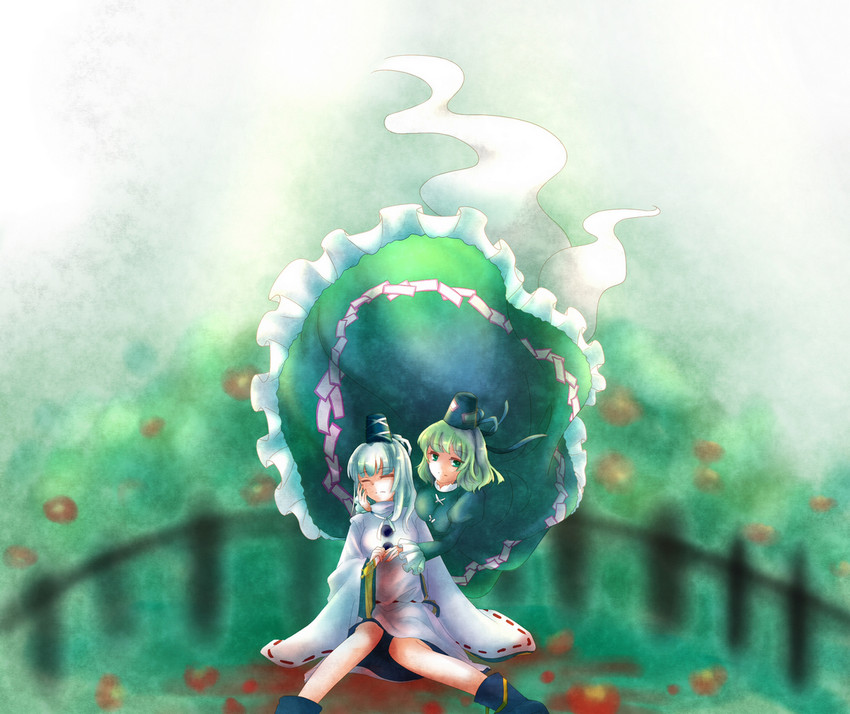mononobe no futo and soga no tojiko (touhou) drawn by sheeg